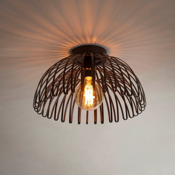 Stirling plafondlamp 1L charcoal van het woonmerk Fraaai