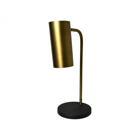 Chiara tafellamp met cillinder 30x20x50 cm metaal goud van het woonmerk HSM Collection