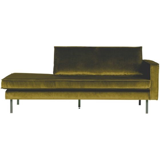Daybed Rodeo Velvet Right Olive