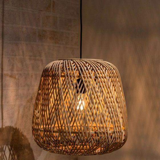 Moza hanglamp bamboe 36 cm