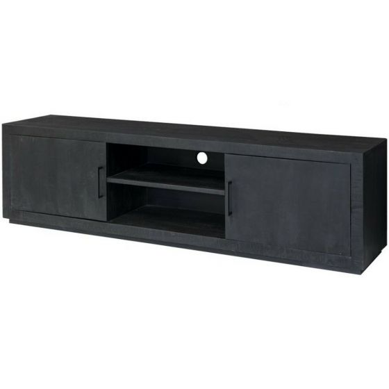  Jaxx tv-meubel - 180 cm - hout - zwart