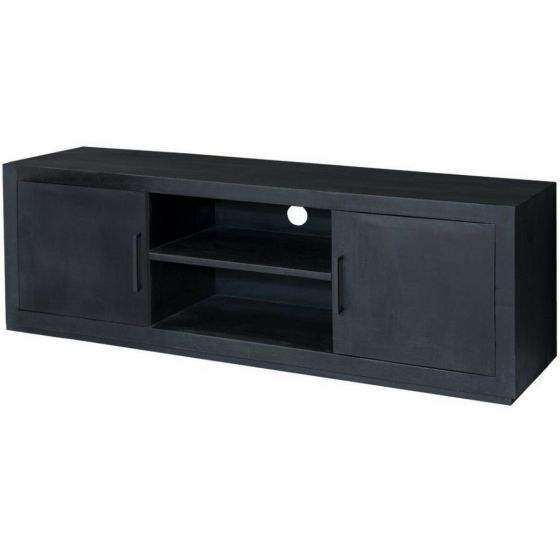 Jaxx tv-meubel - 150 cm - hout - zwart