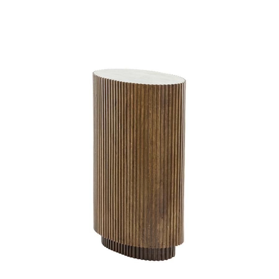 Dumosi zuil 50x30x80 cm hout - donkerbruin