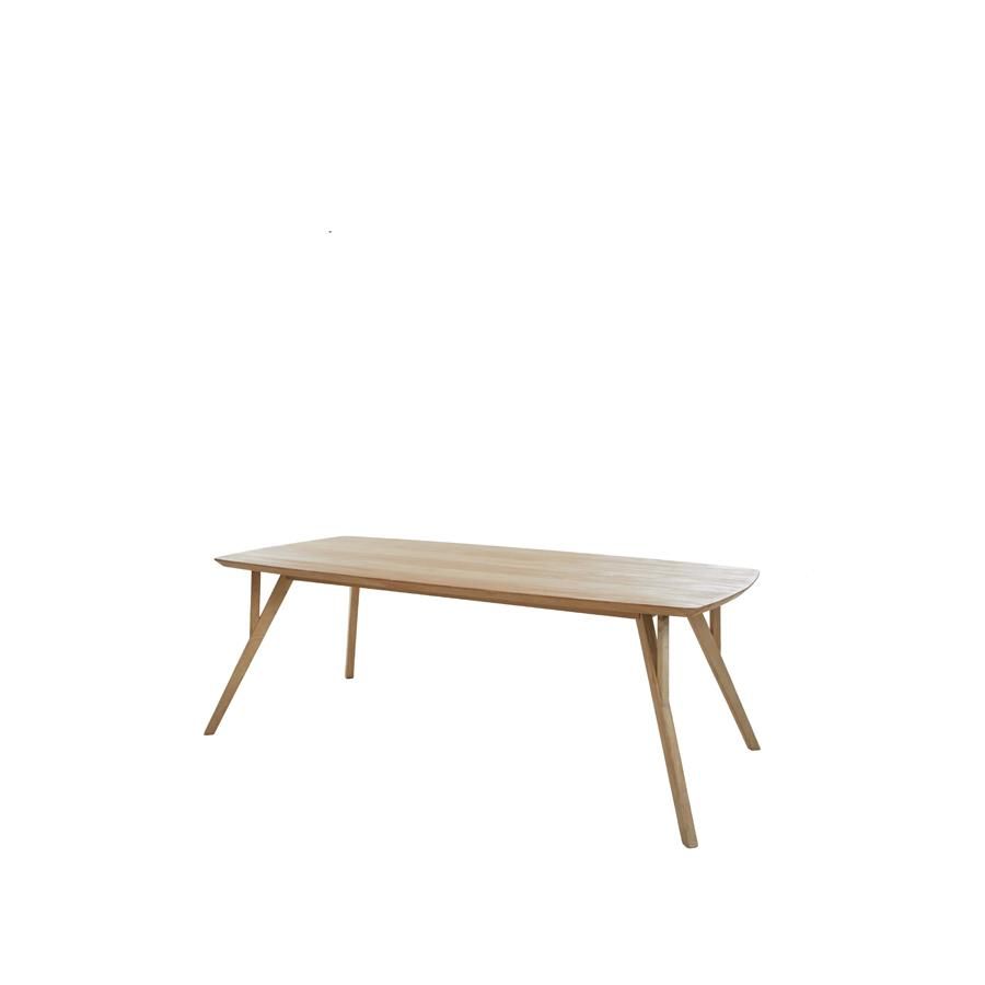 Light & Living Quenza eettafel mangohout 200x100 cm - naturel