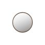 Gale spiegel rond ø80 cm - bruin