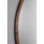 Gale spiegel rond ø80 cm - bruin