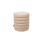 Fern poef bouclé ø37 cm