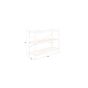 Iron wandkast laag - beige