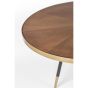 Lomma eettafel hout 200 cm - bruin/goud