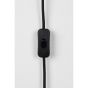 Dudley wandlamp rond L - zwart/goud