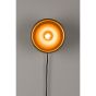 Dudley wandlamp rond S - zwart/goud