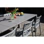 Celina tuintafel staal 220x100 cm - grijs