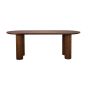 Dean eettafel 220 cm - bruin