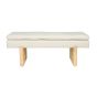 Preston bench - beige/hout