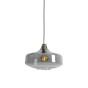 Solna hanglamp Ø39,5x27 cm - brons/smoke glas