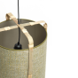 Sendai hanglamp Ø27x56 cm - groen/bamboo