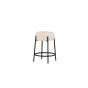 Nusco krukje 60 cm - boucle - wit
