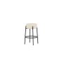 Soko barkruk 70 cm - boucle - wit