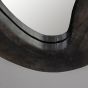Aren spiegel - zwart hout L