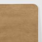 Restaurant-/Bartafelblad Rechthoek Sloppy Edge 120x70 cm - nature mangohout