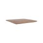 Restaurant/Bartafel Blad Vierkant Sloppy Edge 70x70 cm - naturel mangohout