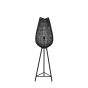 Yumi vloerlamp driepoot Ø37x128 cm - mat zwart