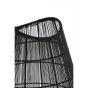Yumi vloerlamp driepoot Ø37x128 cm - mat zwart