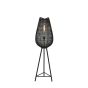 Yumi vloerlamp driepoot Ø37x128 cm - mat zwart