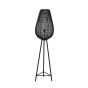 Yumi vloerlamp driepoot Ø37x145 cm - mat zwart