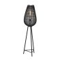 Yumi vloerlamp driepoot Ø37x145 cm - mat zwart