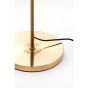 Medina vloerlamp Ø30x160 cm - glas amber+goud - OUTLET B