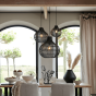 Pacino hanglamp rotan zwart 40cm van het woonmerk Light&Living