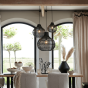 Pacino hanglamp rotan zwart 50cm van het woonmerk Light&Living