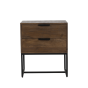 Meave kast 60x40x70 cm hout mat donkerbruin van het woonmerk Light&Living