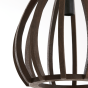 Barsia hanglamp Ø40x42 cm - oranje/bruin