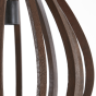 Barsia hanglamp Ø40x42 cm - oranje/bruin