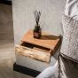 Hardy nachtkastje zwevend acacia hout XS | set van 2