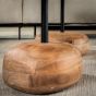 Nicholas salontafel set van 2 driehoekig - massief acacia naturel