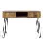 Sedona kaptafel 110 cm mangohout zandkleur van het woonmerk Fraaai