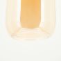 Shona cluster hanglamp rechthoek - amberkleurig