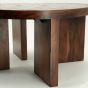 TiledUp salontafel hout/keramiek - donkerbruin