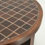 TiledUp salontafel hout/keramiek - donkerbruin
