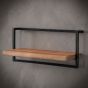 Woody metaal wandplank - bundel set van vijf 135x65 cm