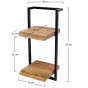 Woody Metaal Wandplank - Bundel Set van Drie 100x65 cm van het woonmerk Fraaai