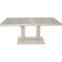 Prato-loungetafel verstelbaar 140x85 cm - crème
