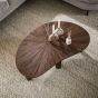 Osborn salontafel 110 cm niervormig Maya teak - bruin