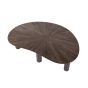 Osborn salontafel 110 cm niervormig Maya teak - bruin