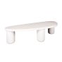Vero organische salontafel - 157 cm - marmer - wit