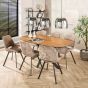Milan eettafel organisch 180 cm