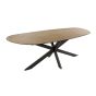 Brent eettafel 215 cm organisch - gerecycled teakhout fineer